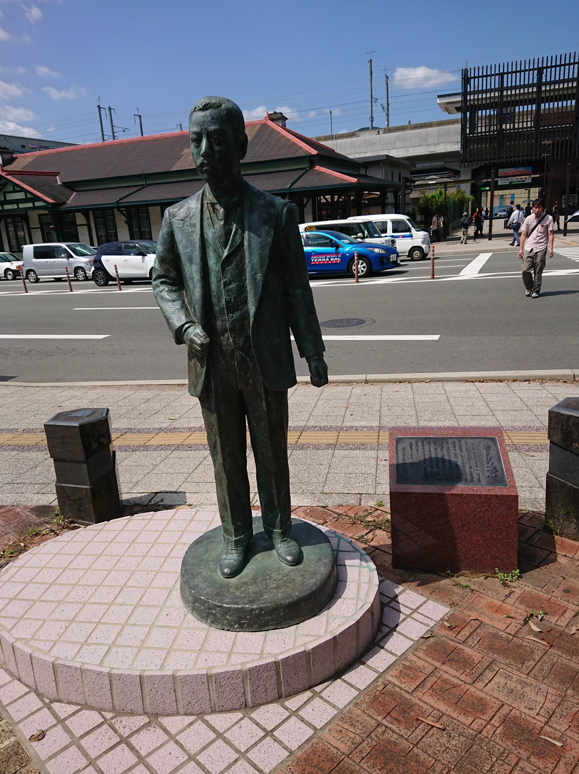 熊本　夏目漱石像