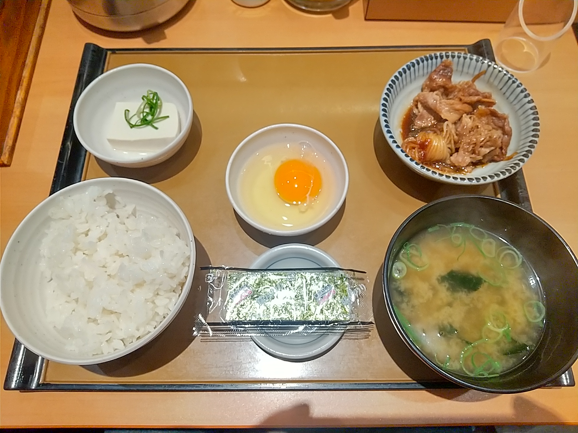 20230326_やよい軒 ミニすき焼き朝食