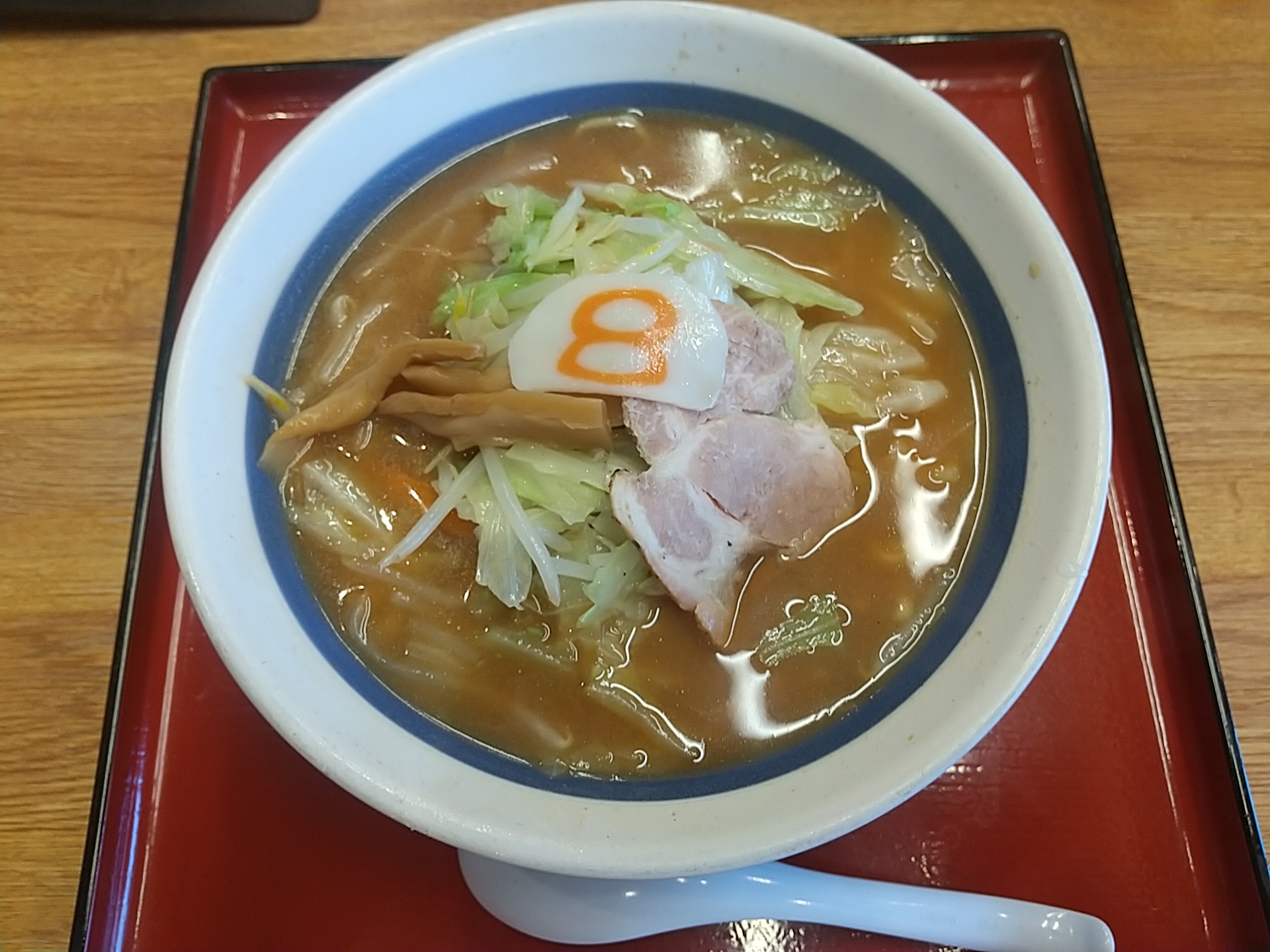 20241106_８番らーめん 野菜ラーメン 味噌