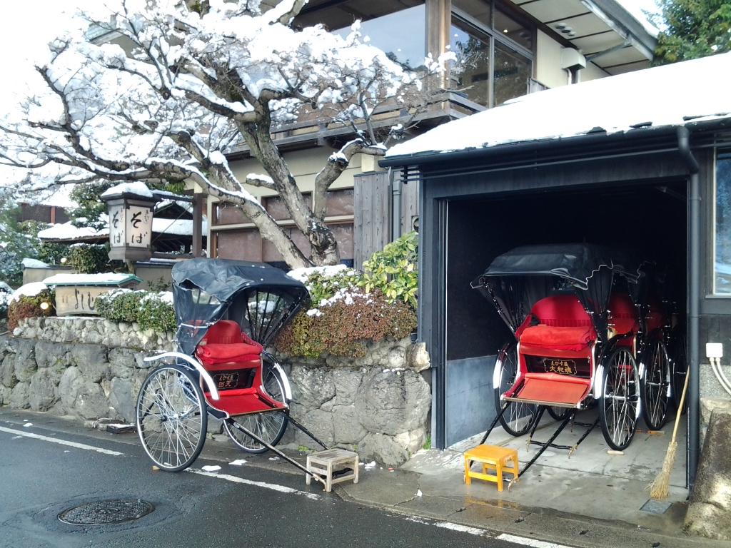 20150102_人力車のえびす屋 京都嵐山總本店 乗り場
