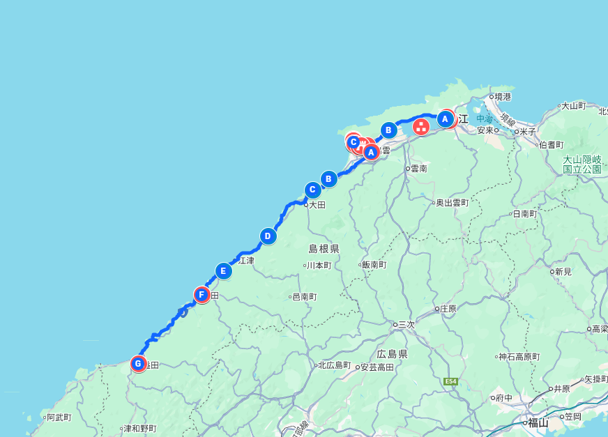 2014年春　山陰山陽の旅　４日目　島根