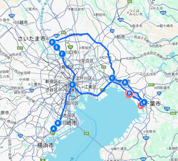 2013年冬　北海道＆東日本パスの旅　神奈川～千葉～埼玉～神奈川