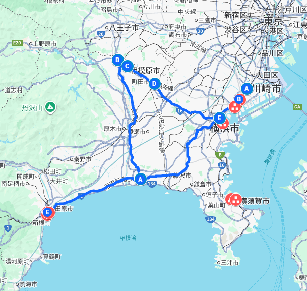 2013年冬　北海道＆東日本パスの旅　神奈川～東京