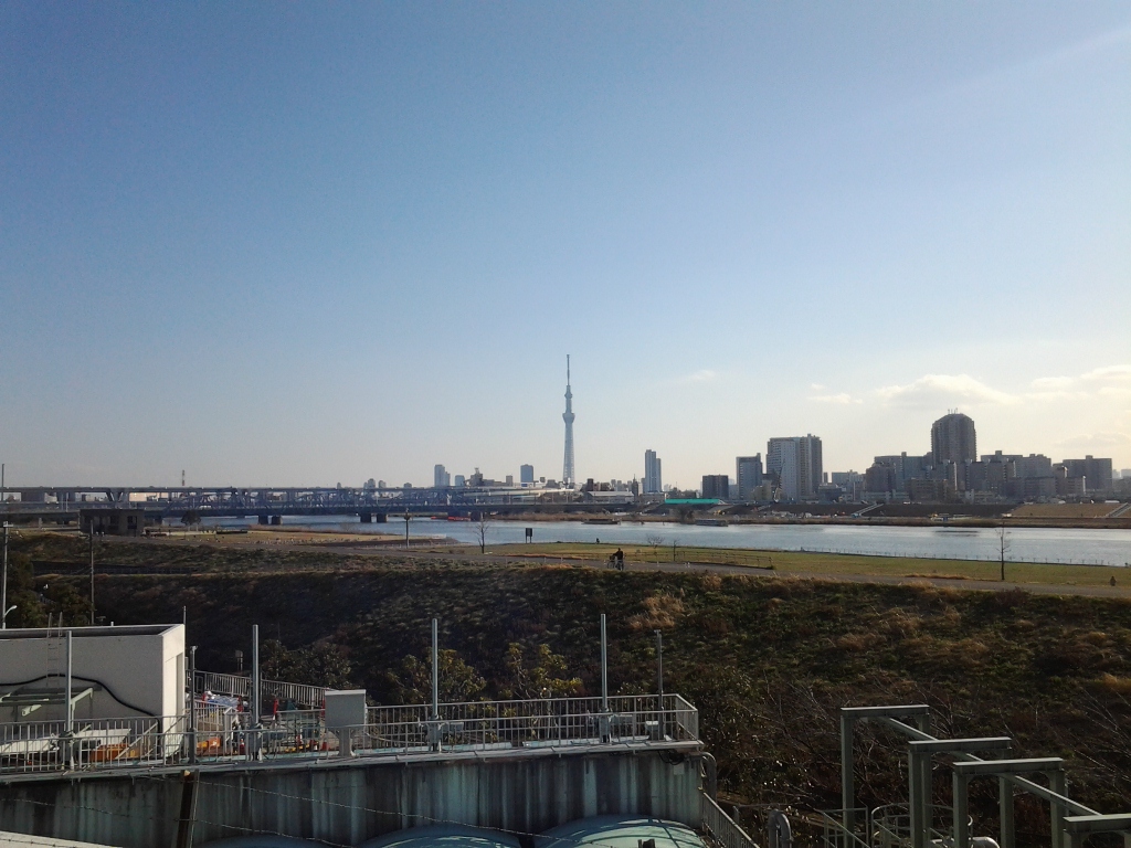 20140315_小菅水再生センター屋上