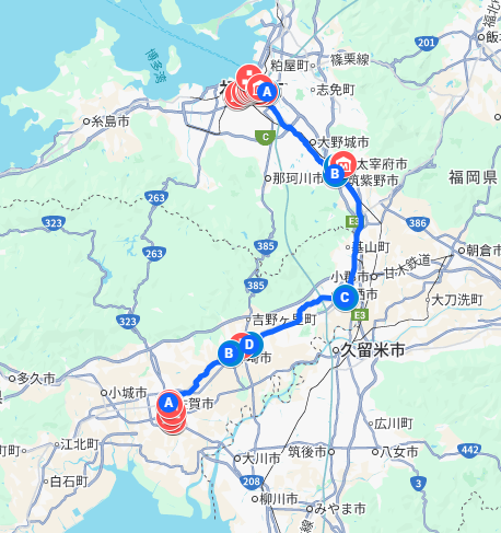 2014年春　九州京都の旅　２日目　福岡～佐賀