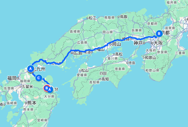 2014年春　九州京都の旅　８日目　大分～福岡