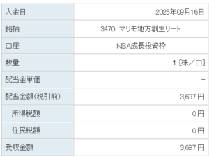 202509_マリモ地方創生リート投資法人