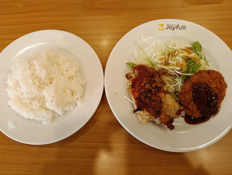 20260205_ガーリックチキンステーキ＆ポテトコロッケ