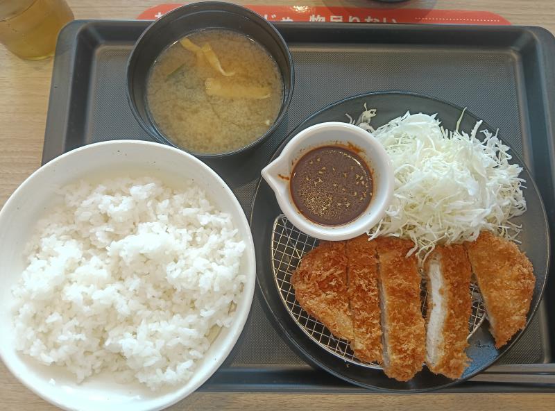 20260717_松屋 味噌ロースかつ定食