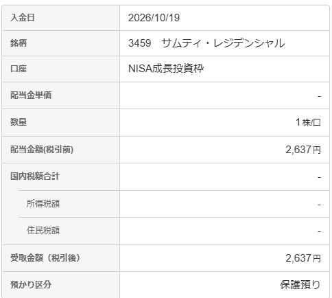202610_サムティ・レジデンシャル投資